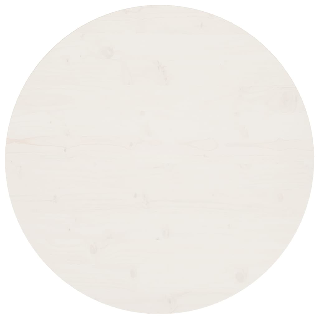 Table Top White Ã ̃80x2.5 cm Solid Wood Pine - Design Hut