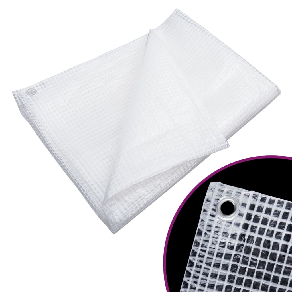 Leno Tarpaulin 140 g/m2 3x3 m White - R and M Furniture