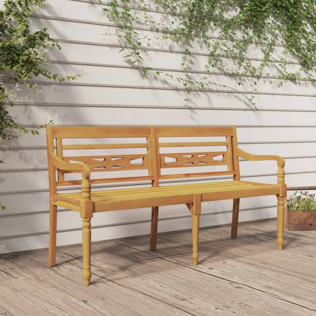 Batavia Bench 150 cm Solid Wood Teak - Merkel Designers
