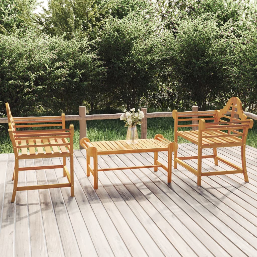 Garden Chairs 2 pcs 91x62x94 cm Solid Wood Teak - Unbeatable Bargains