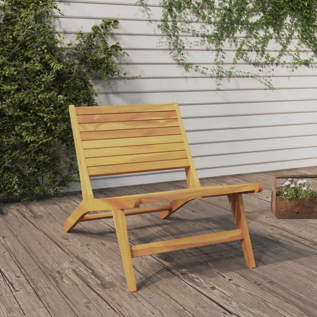 Garden Chair Solid Wood Teak - Merlin Deals