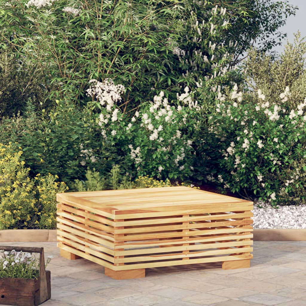 Garden Coffee Table 69.5x69.5x31 cm Solid Wood Teak - Style and Chic