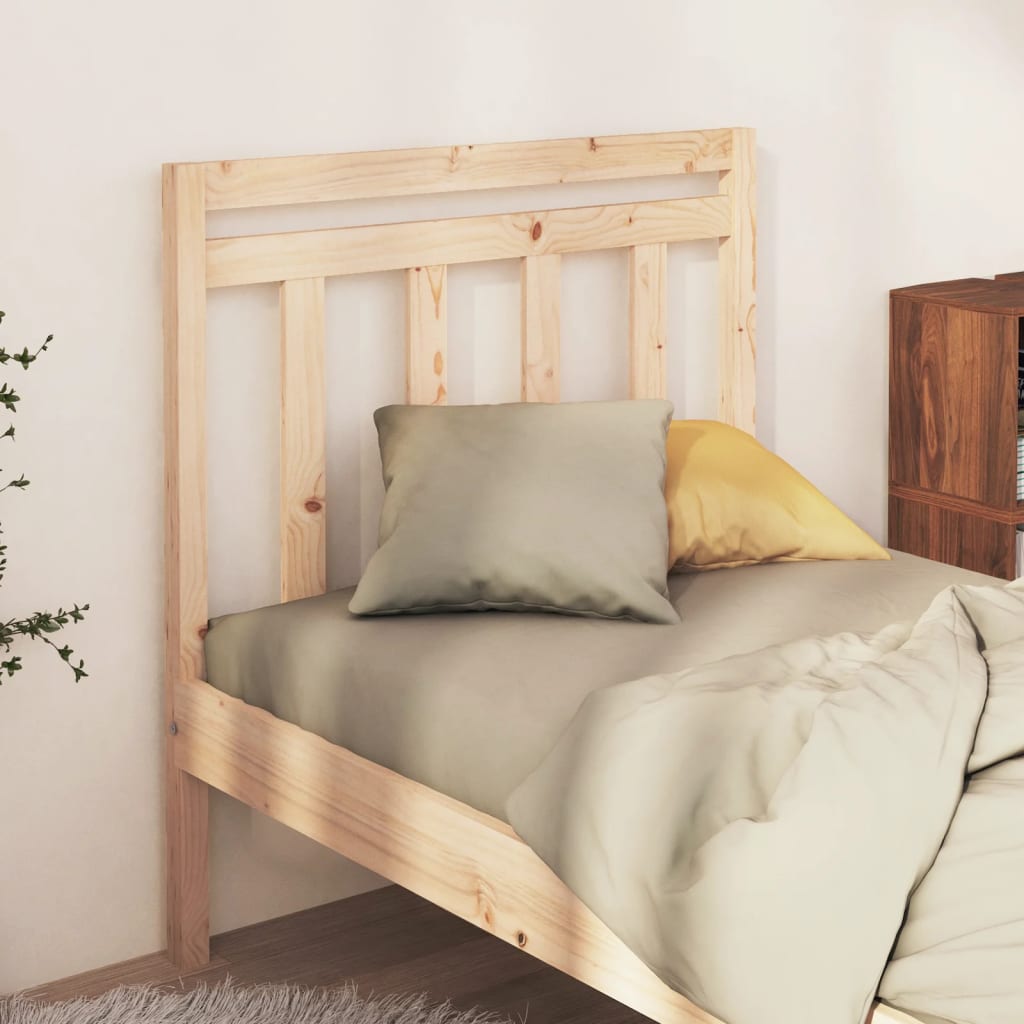 Bed Headboard 106x4x100 cm Solid Wood Pine - Discount Dealers