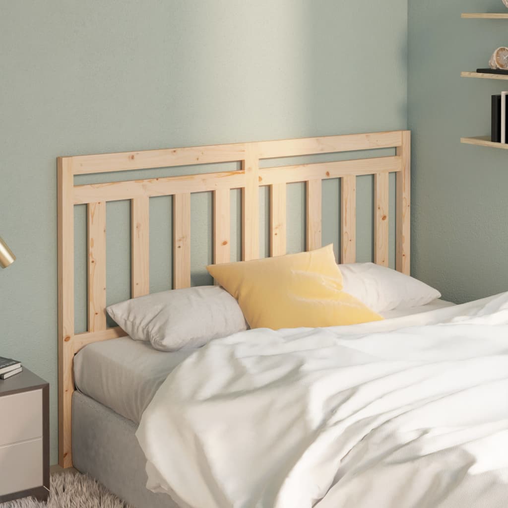 Bed Headboard 156x4x100 cm Solid Wood Pine - R and M Furniture