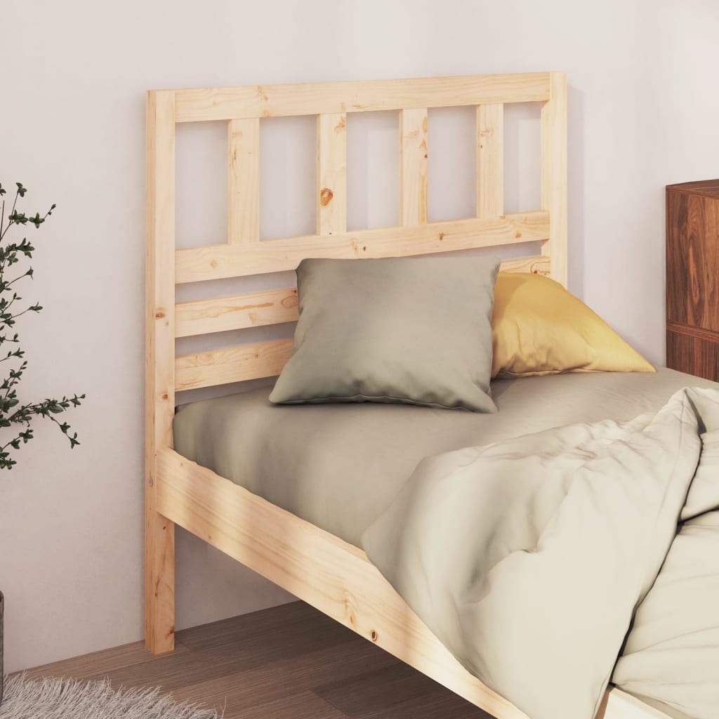 Bed Headboard 96x4x100 cm Solid Wood Pine - Tyrell & Tyrell
