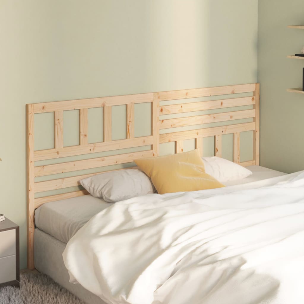 Bed Headboard 186x4x100 cm Solid Wood Pine - Sid & Sam