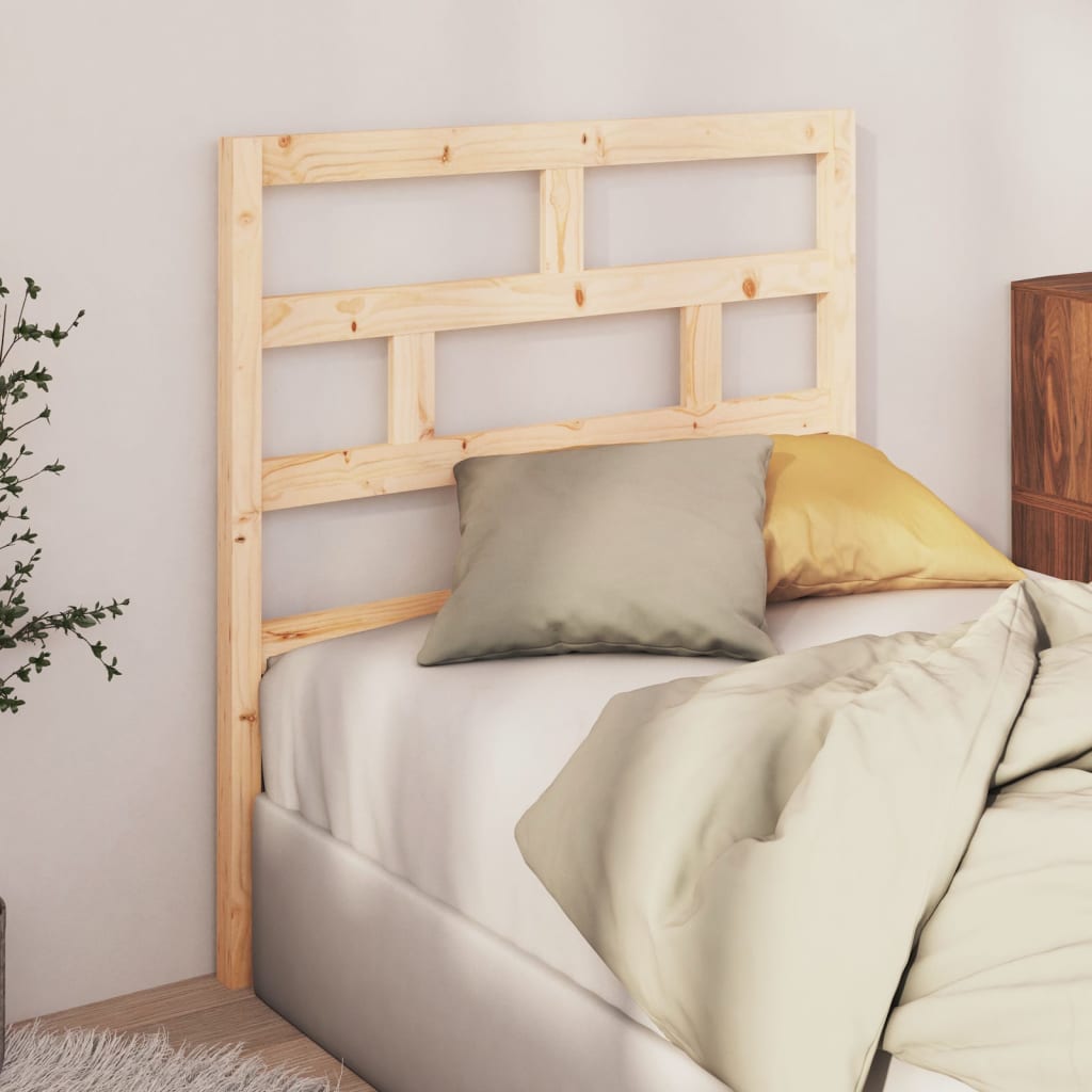 Bed Headboard 81x4x100 cm Solid Wood Pine - R and M Furniture