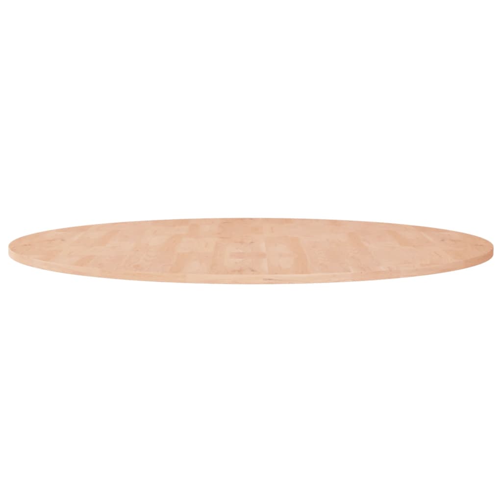 Round Table Top ??90x1.5 cm Solid Wood Oak - Decor Base