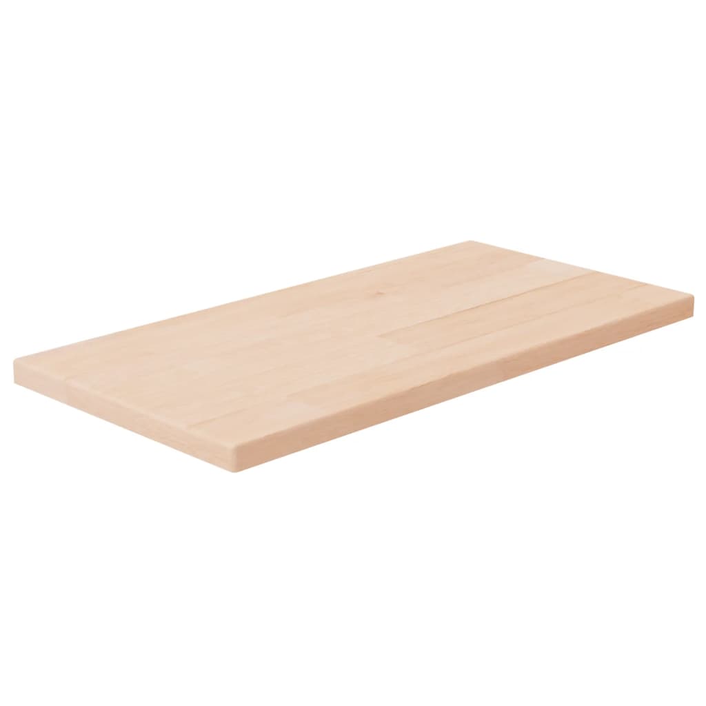 Shelf Board 40x20x1.5 cm Untreated Solid Wood Oak - Unbeatable Bargains