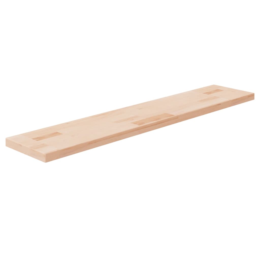 Shelf Board - Untreated Solid Oak Wood - Brittle & Co