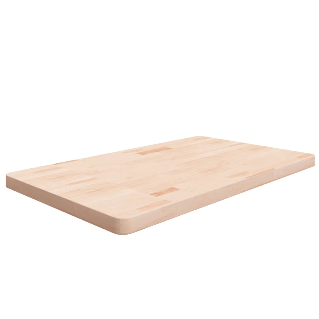 Bathroom Countertop 100x60x4 cm Untreated Solid Wood - Direct Imports