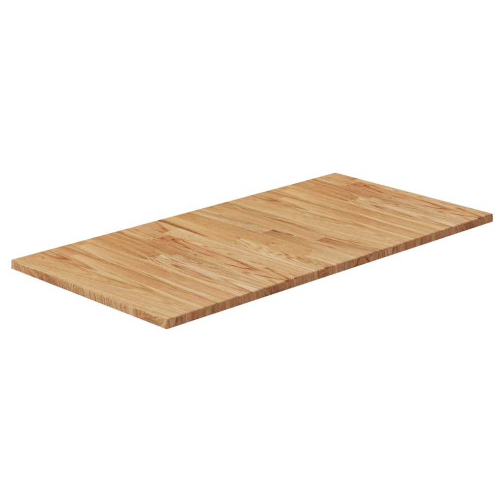 Bathroom Countertop Light Brown 80x40x1.5cm Treated Solid Wood - Casper Homes