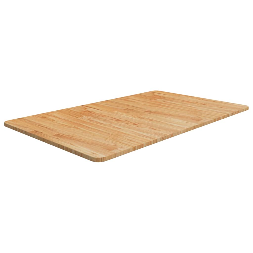 Bathroom Countertop Light Brown 100x60x1.5cm Treated Solid Wood - Direct Imports
