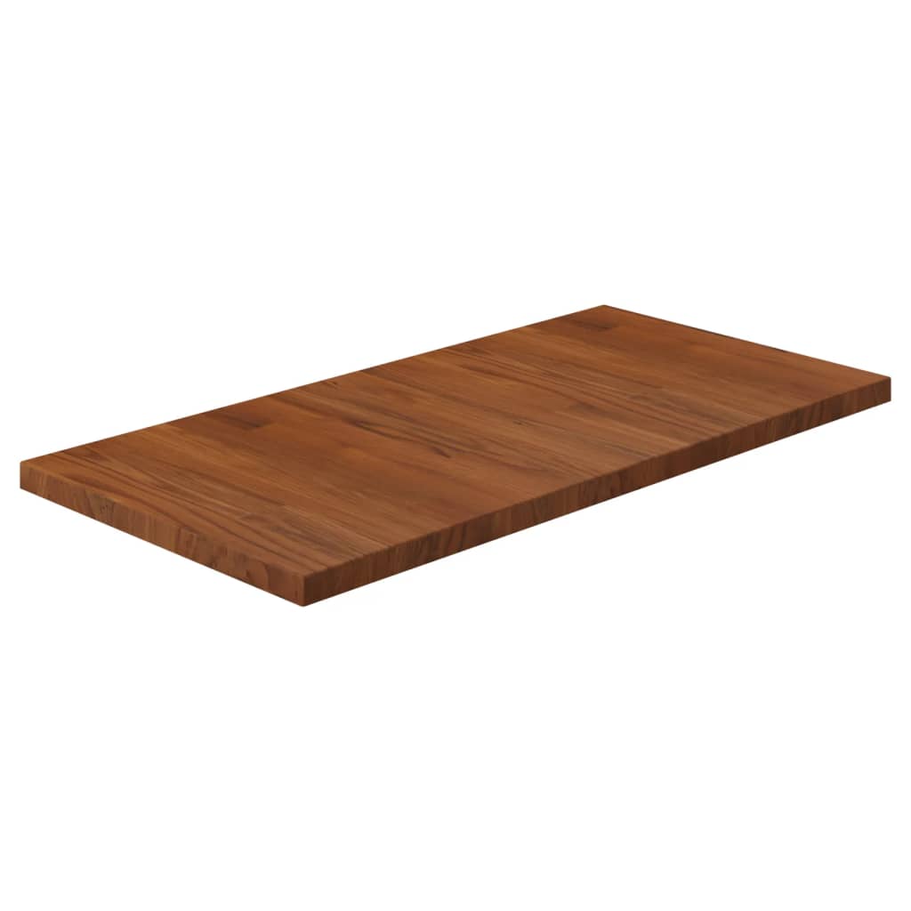 Bathroom Countertop Dark Brown 80x40x2.5cm Treated Solid Wood - Sid & Sam
