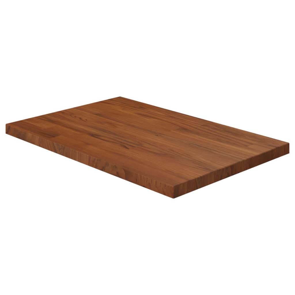 Bathroom Countertop Dark Brown 60x40x2.5cm Treated Solid Wood - Unbeatable Bargains