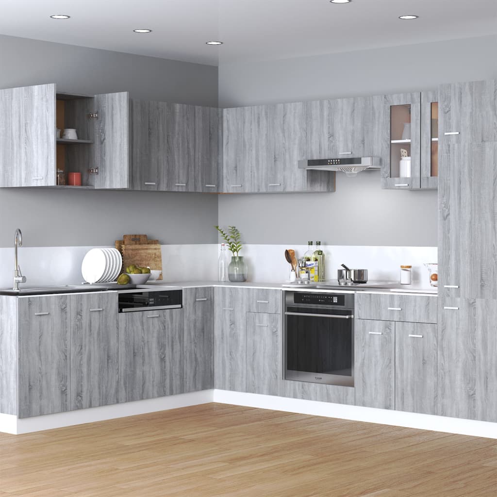 Hanging Cabinet Grey Sonoma Engineered Wood - Casper Homes