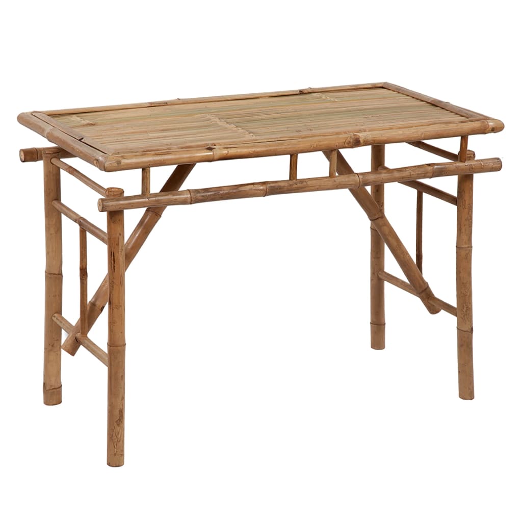 Folding Garden Table 115x50x75 cm Bamboo - Style and Chic