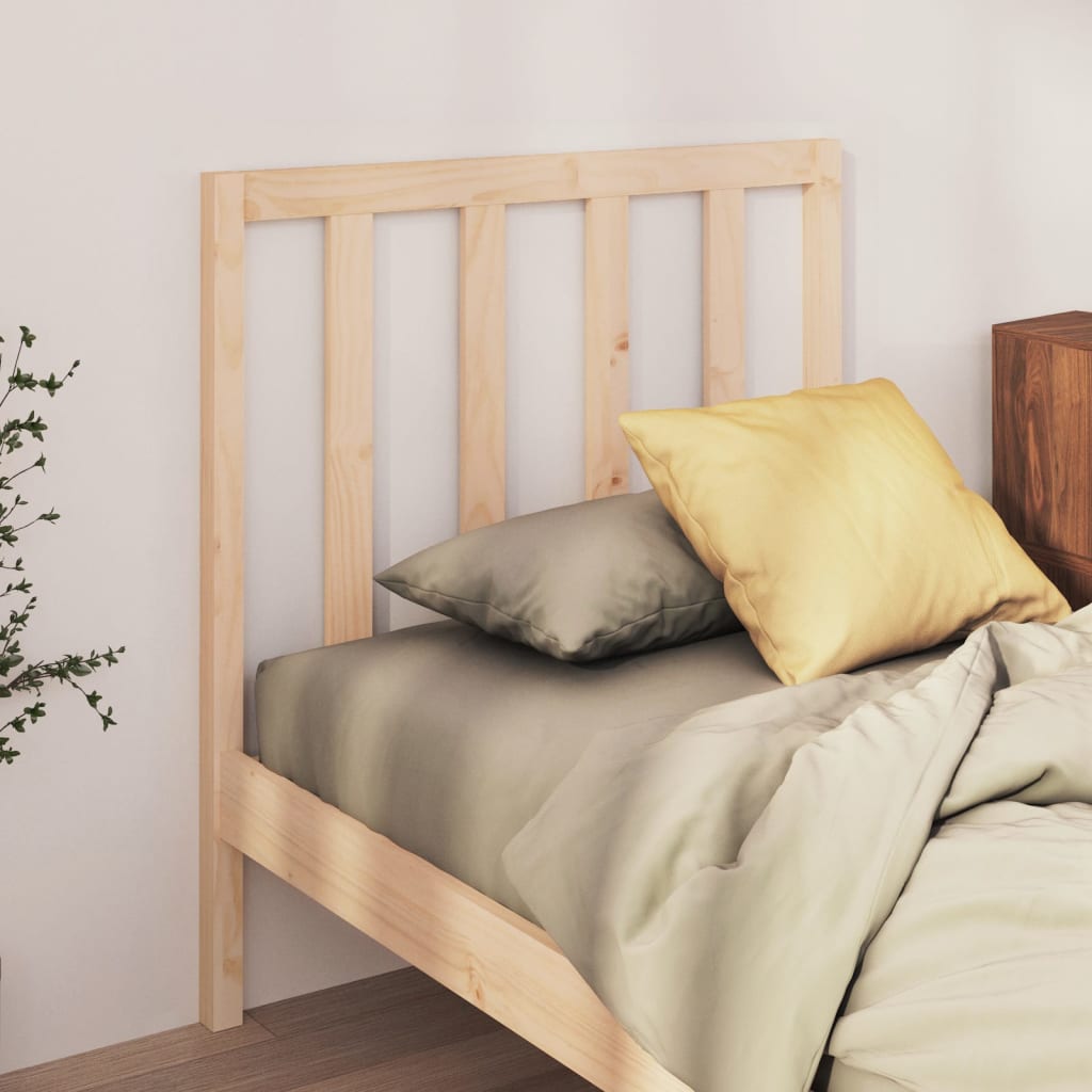 Bed Headboard 81x4x100 cm Solid Wood Pine - Direct Imports