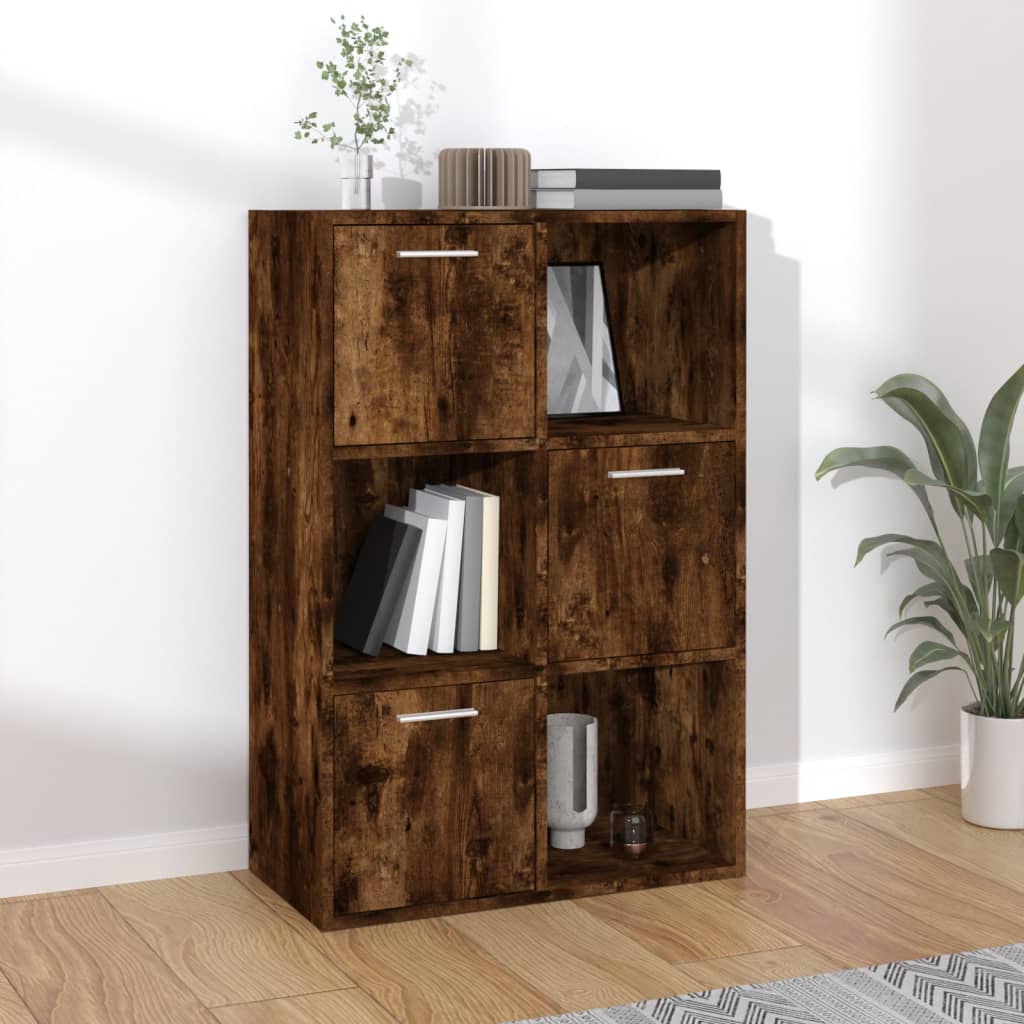 Storage Cabinet Smoked Oak 60x29.5x90 cm - Sid & Sam