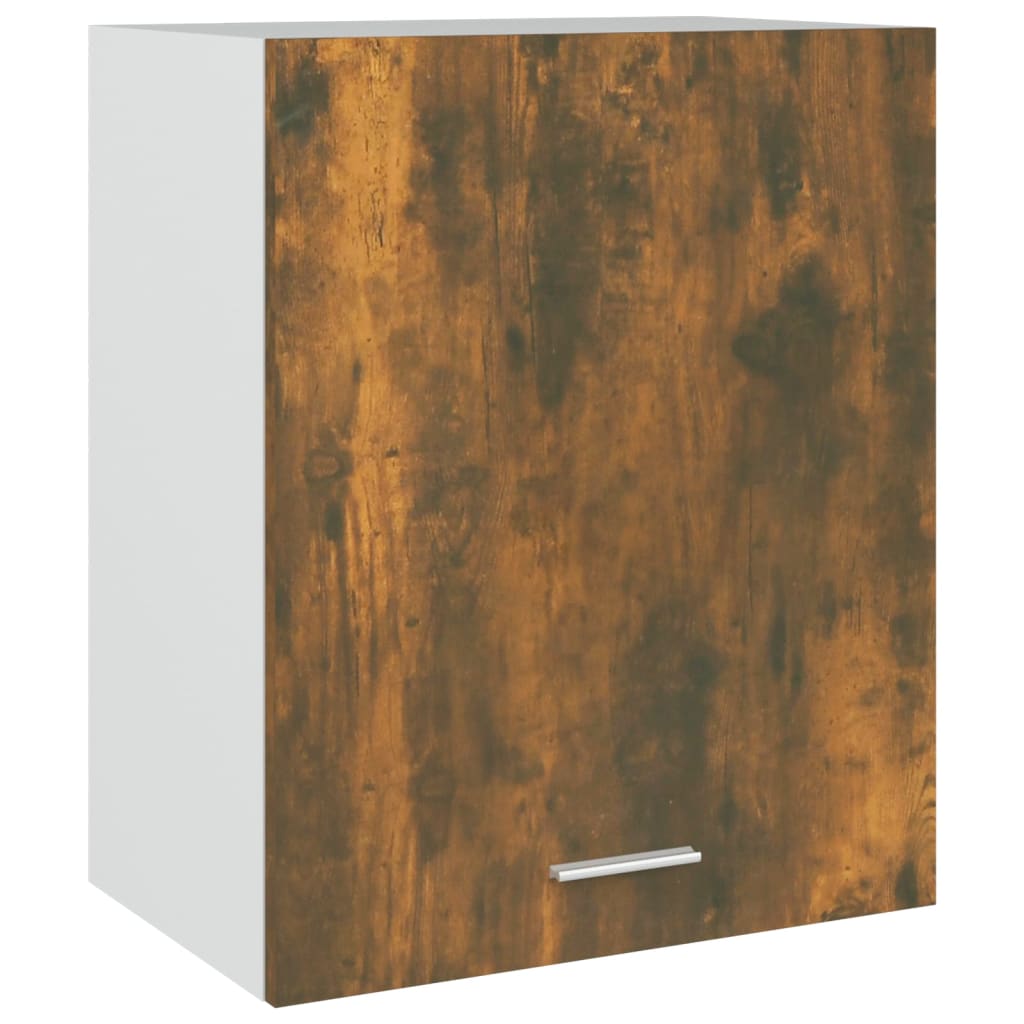 Hanging Cabinet Smoked Oak 50x31x60 cm Engineered Wood - The Home Maker
