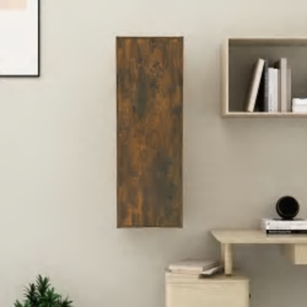 TV Cabinet Smoked Oak 30.5x30x90 cm Engineered Wood - Discount Dealers