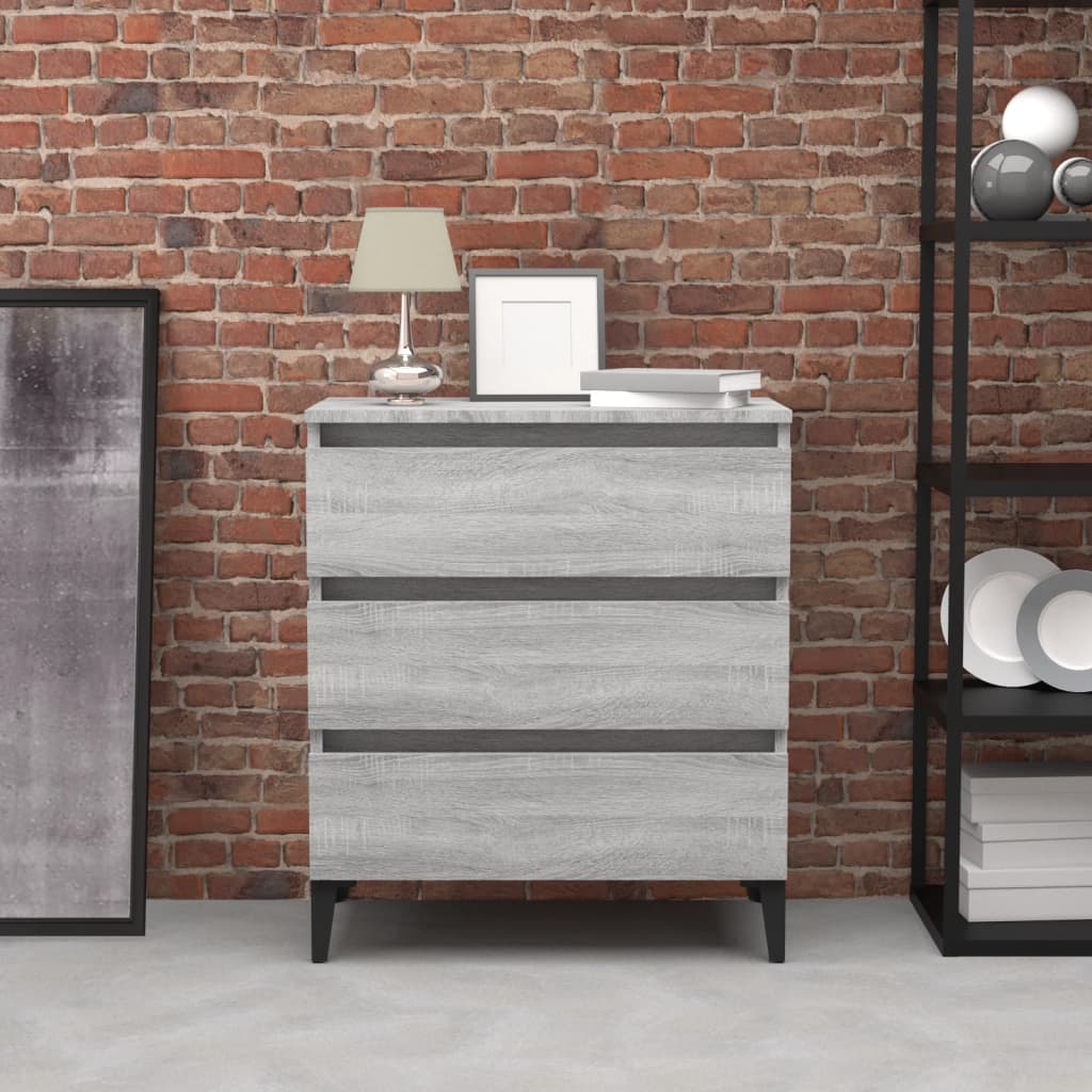 Sideboard Grey Sonoma 60x35x69 cm Engineered Wood - Casper Homes