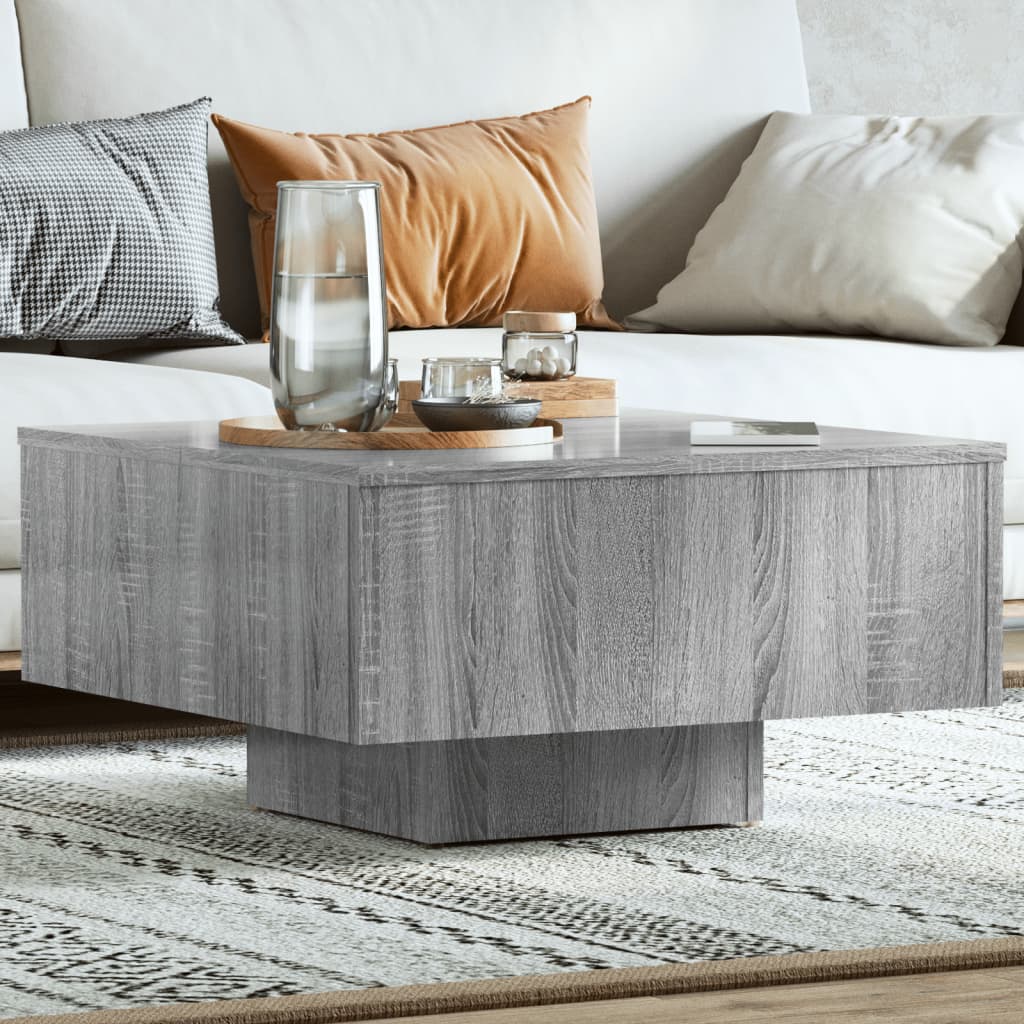 Coffee Table Grey Sonoma 60x60x31.5 cm Engineered Wood - Tyrell & Tyrell