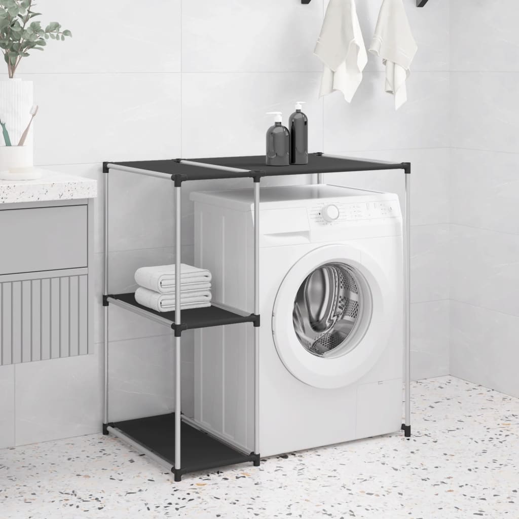 Storage Rack over Washing Machine Black 87x55x90.5 cm Iron - Unbeatable Bargains