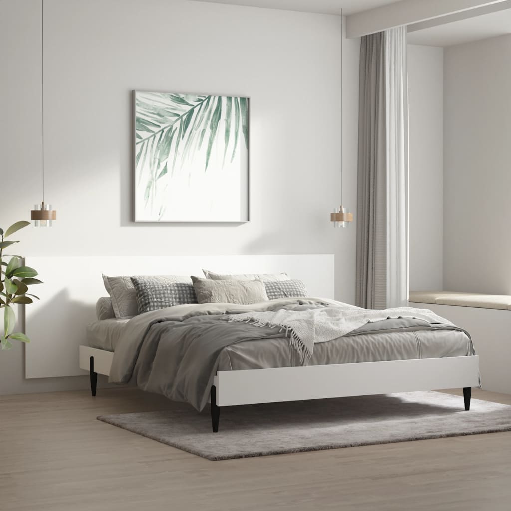 Wall Headboard White 240x1.5x80 cm Engineered Wood - Discount Dealers