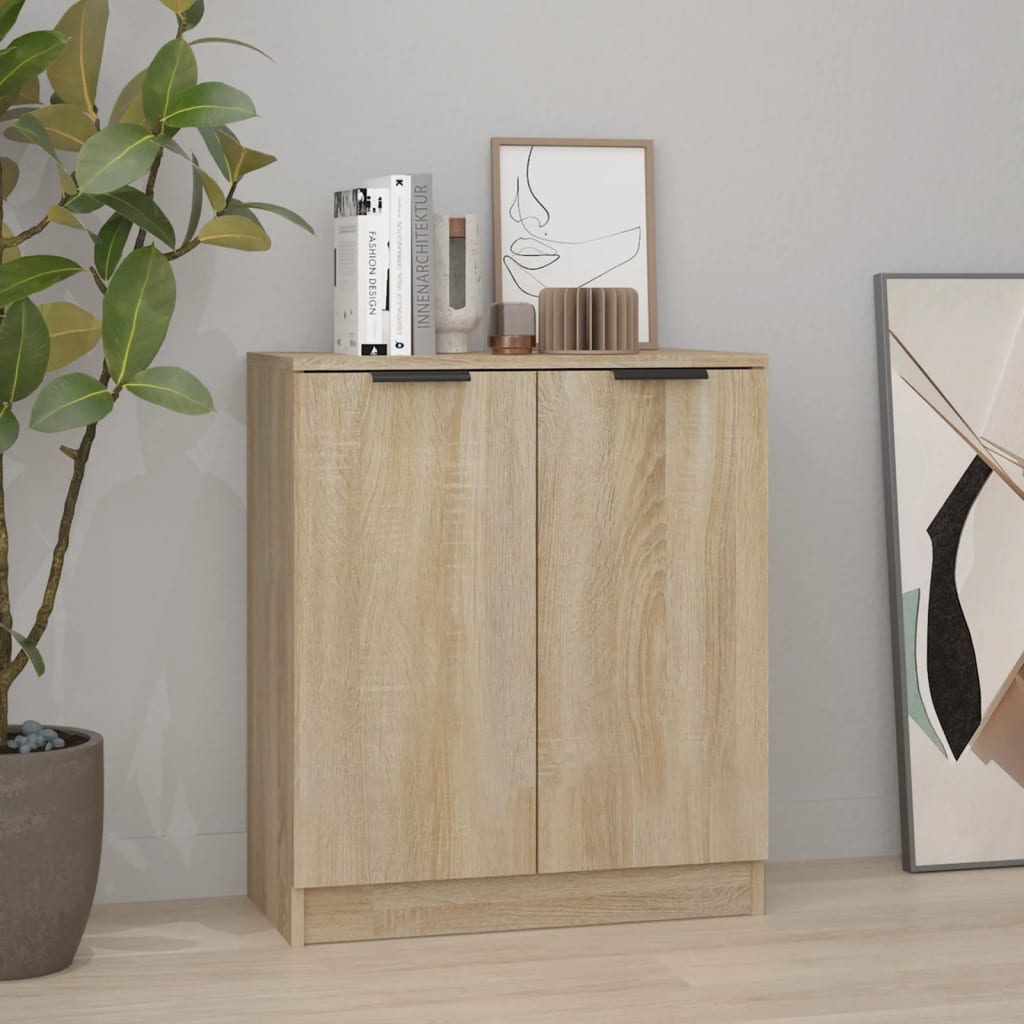 Sideboard Sonoma Oak 60x30x70 cm Engineered Wood - All Things Good