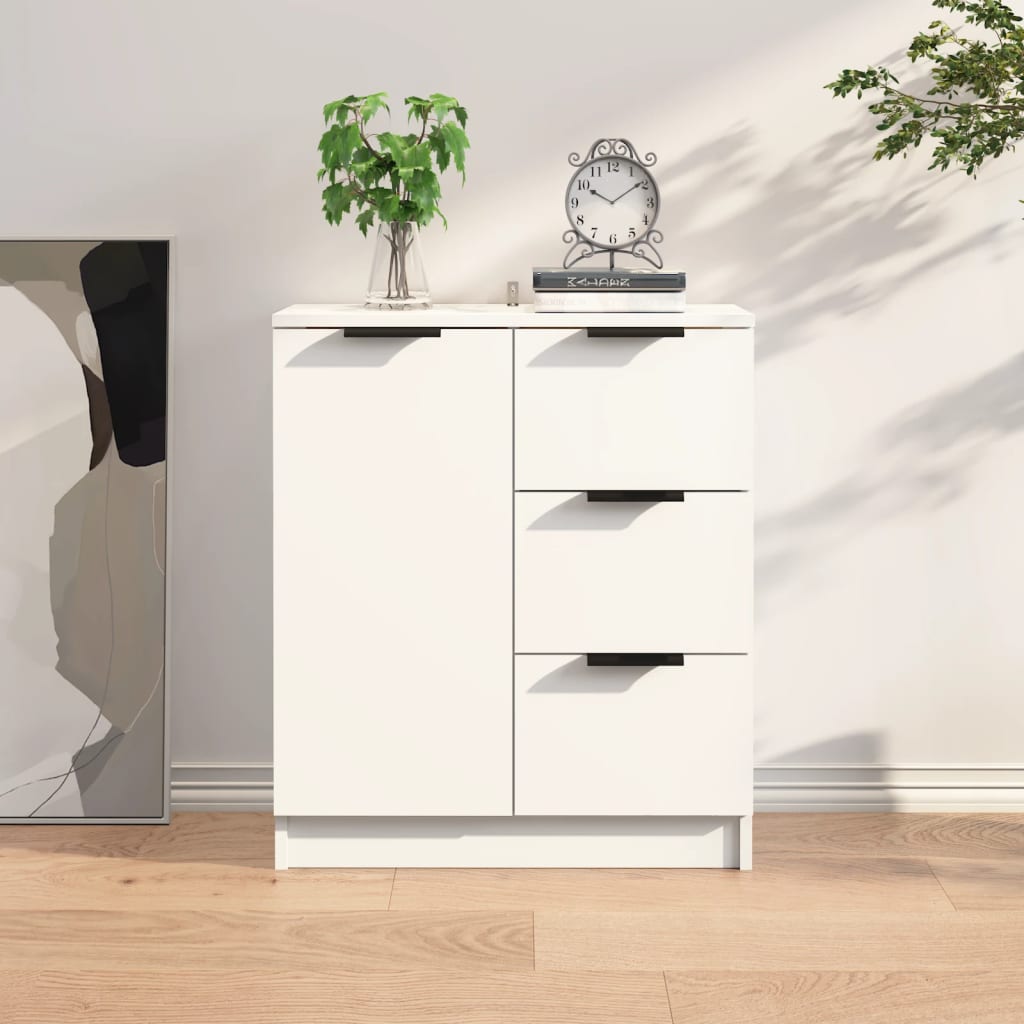 Sideboard White Engineered Wood - Direct Imports