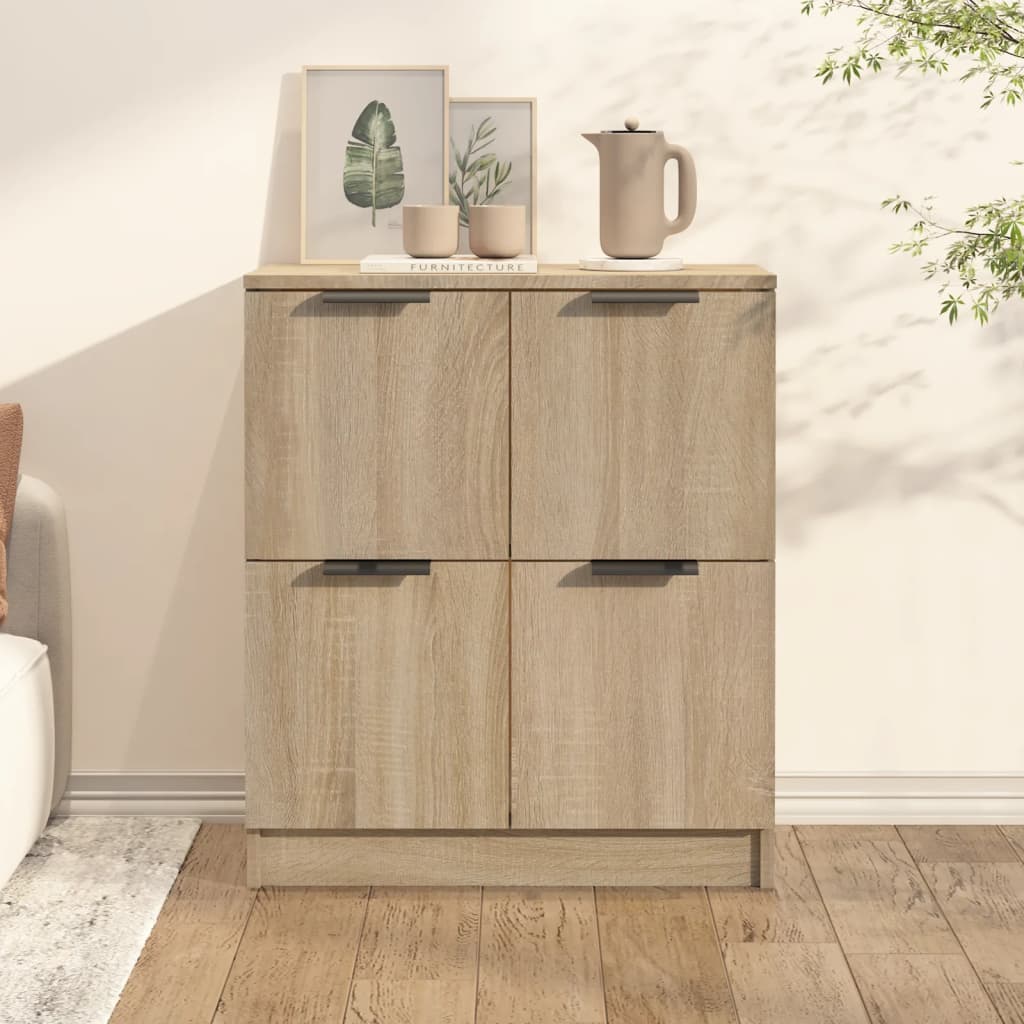 Sideboard Sonoma Oak 60x30x70 cm Engineered Wood - Direct Imports