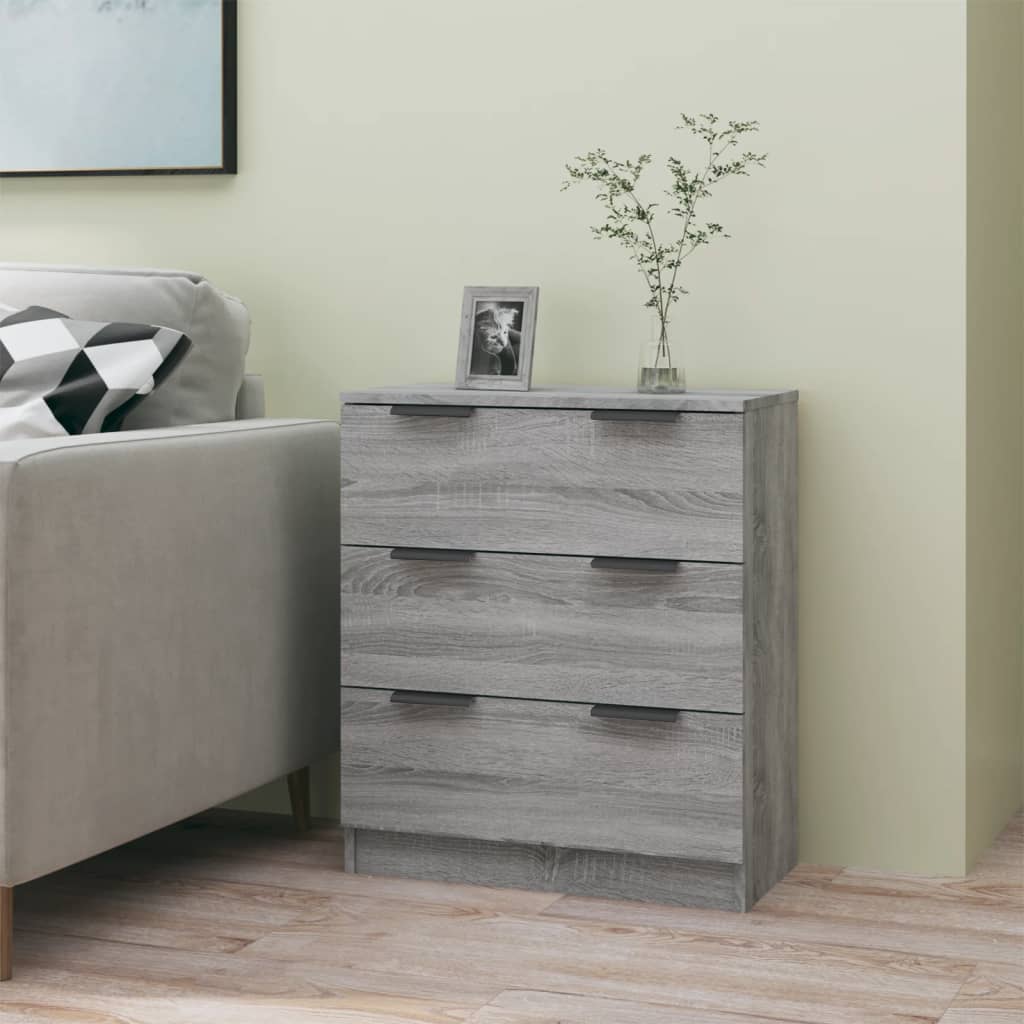 Sideboard Grey Sonoma 60x30x70 cm Engineered Wood - All Things Good
