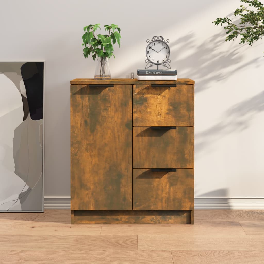 Sideboard Smoked Oak Engineered Wood - Merlin Deals
