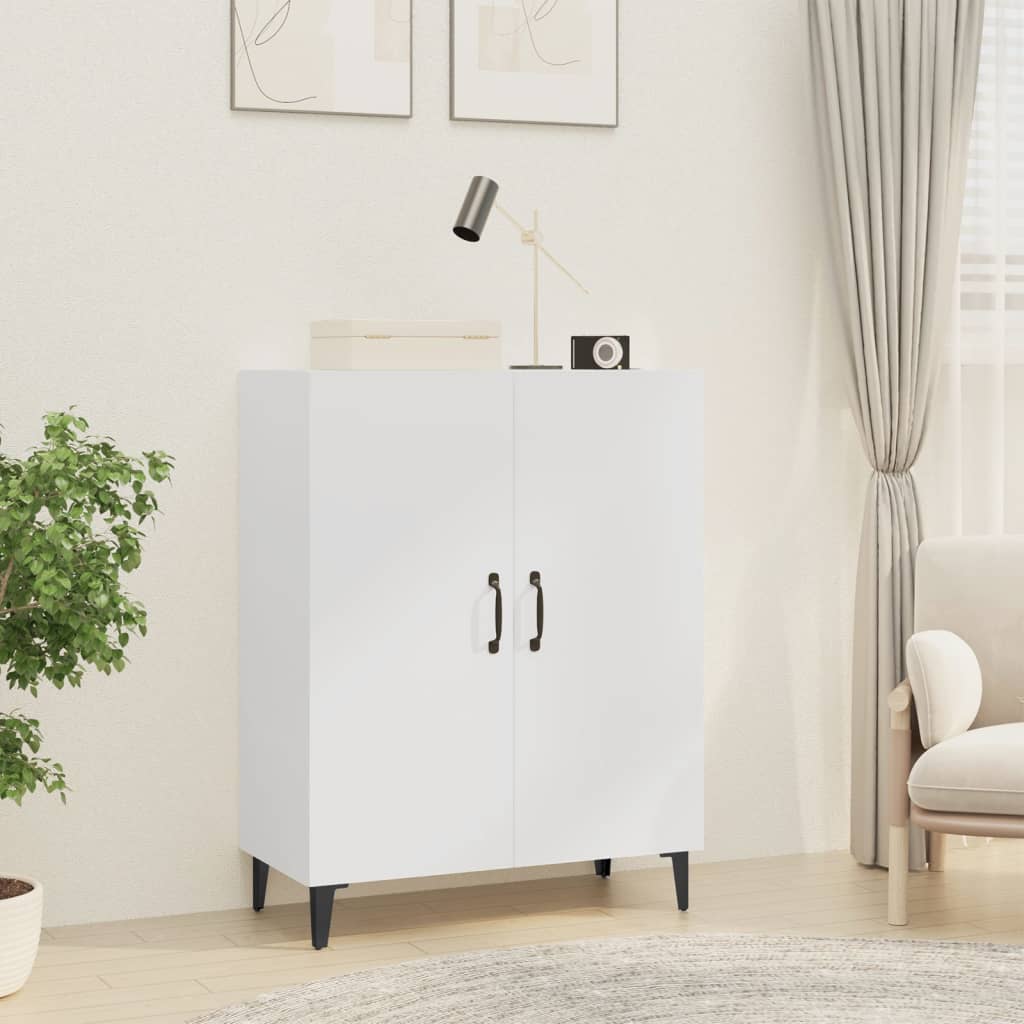 Sideboard White 70x34x90 cm Engineered Wood - Brittle & Co
