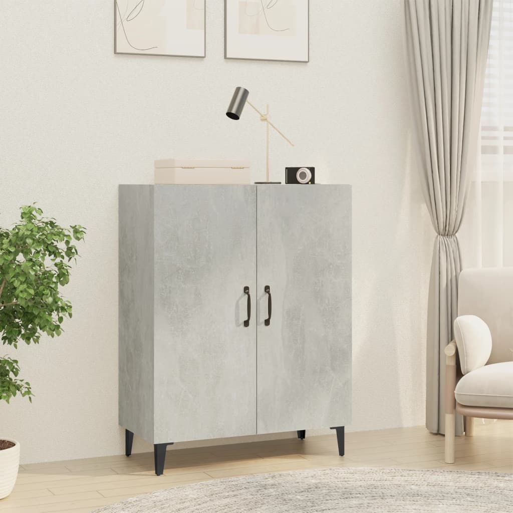 Sideboard Concrete Grey 70x34x90 cm Engineered Wood - Style and Chic