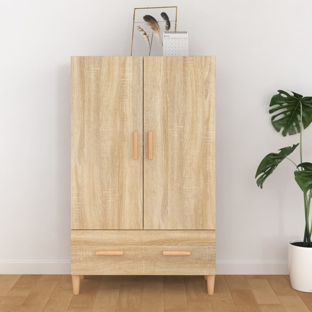 Highboard Sonoma Oak 70x31x115 cm Engineered Wood - Sid & Sam