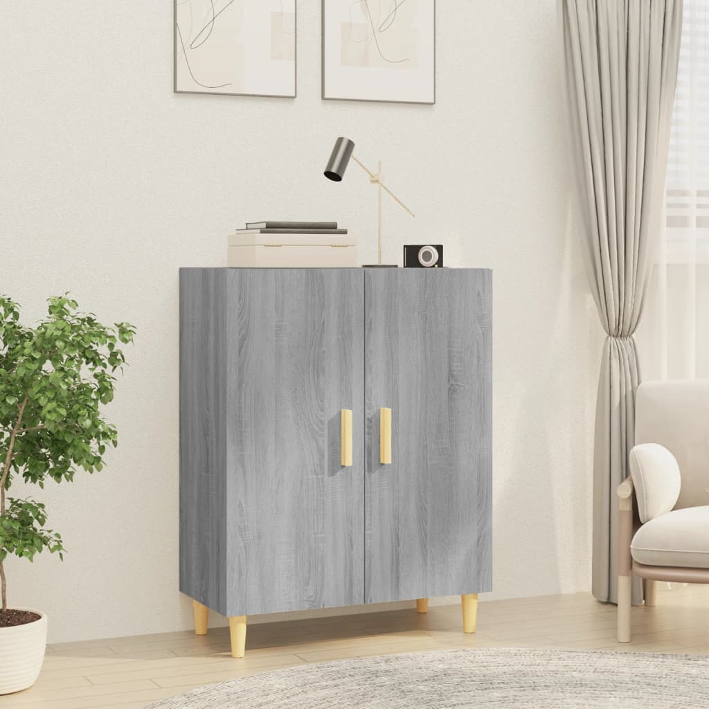 Sideboard Grey Sonoma 70x34x90 cm Engineered Wood - Design Hut