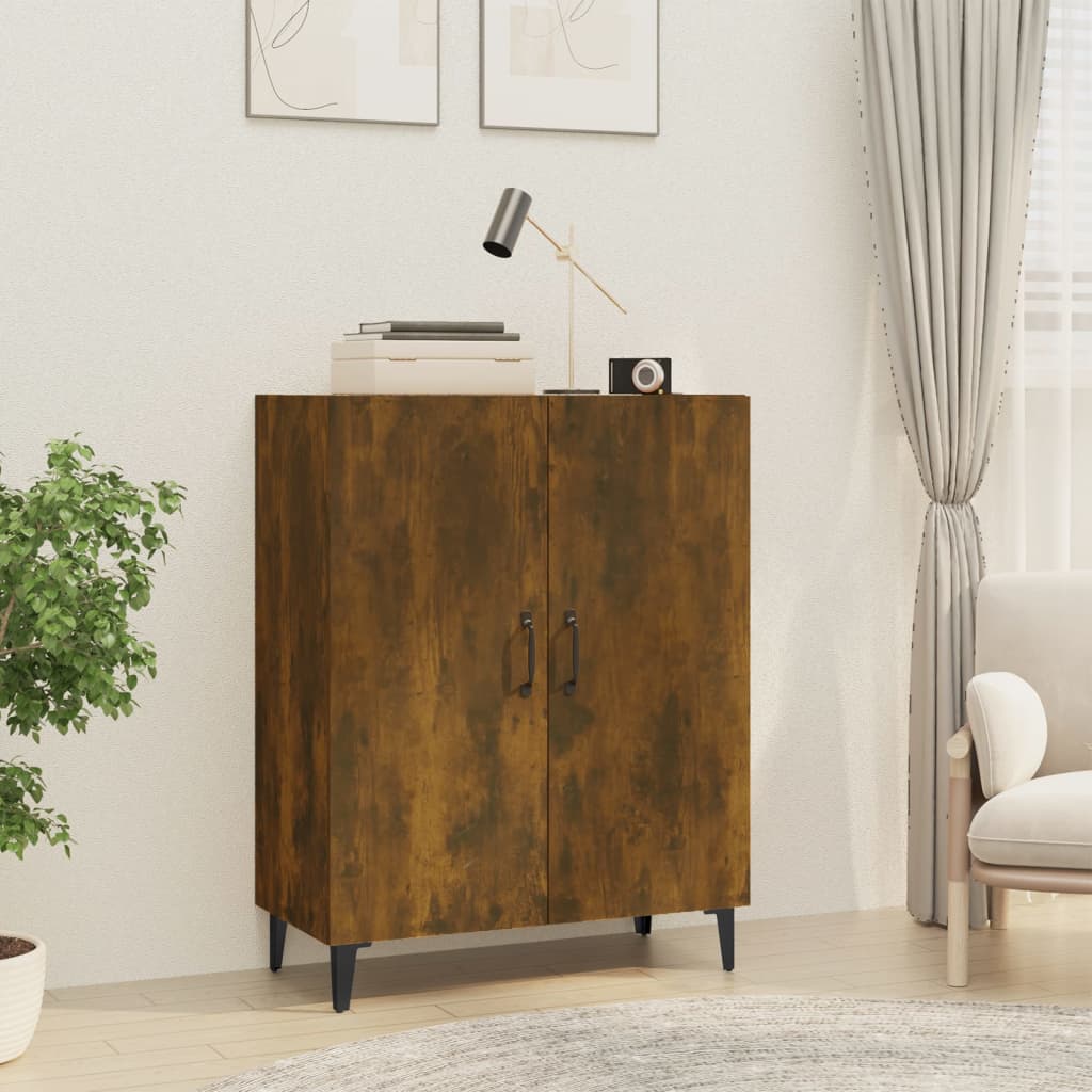 Sideboard Smoked Oak 70x34x90 cm Engineered Wood - Brittle & Co