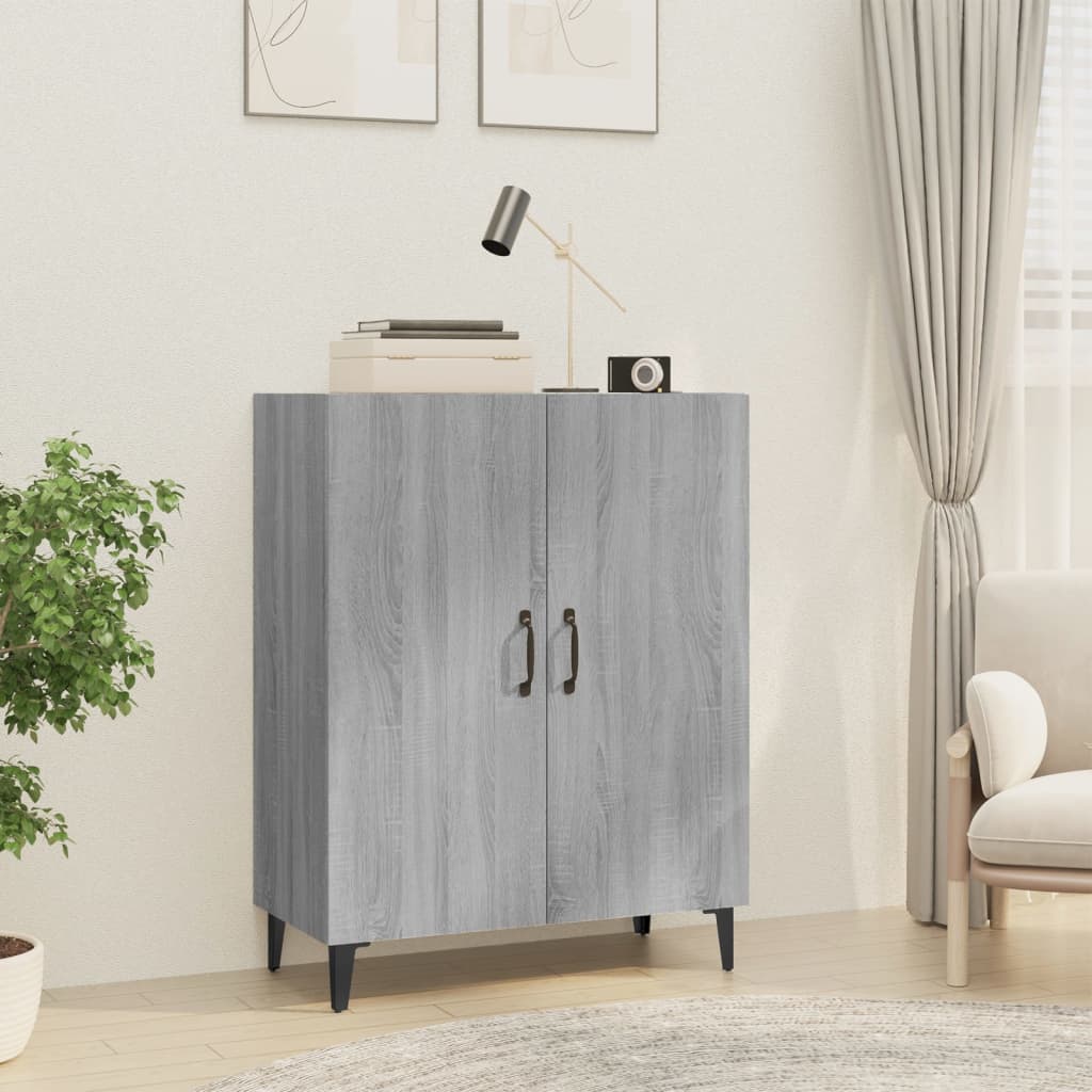 Sideboard Grey Sonoma 70x34x90 cm Engineered Wood - Merkel Designers