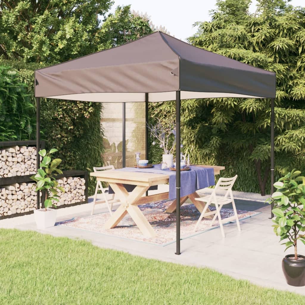 Folding Party Tent Taupe 3x3 m - Decor Base