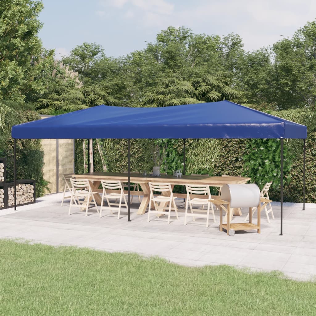 Folding Party Tent Blue 3x6 m - All Things Good