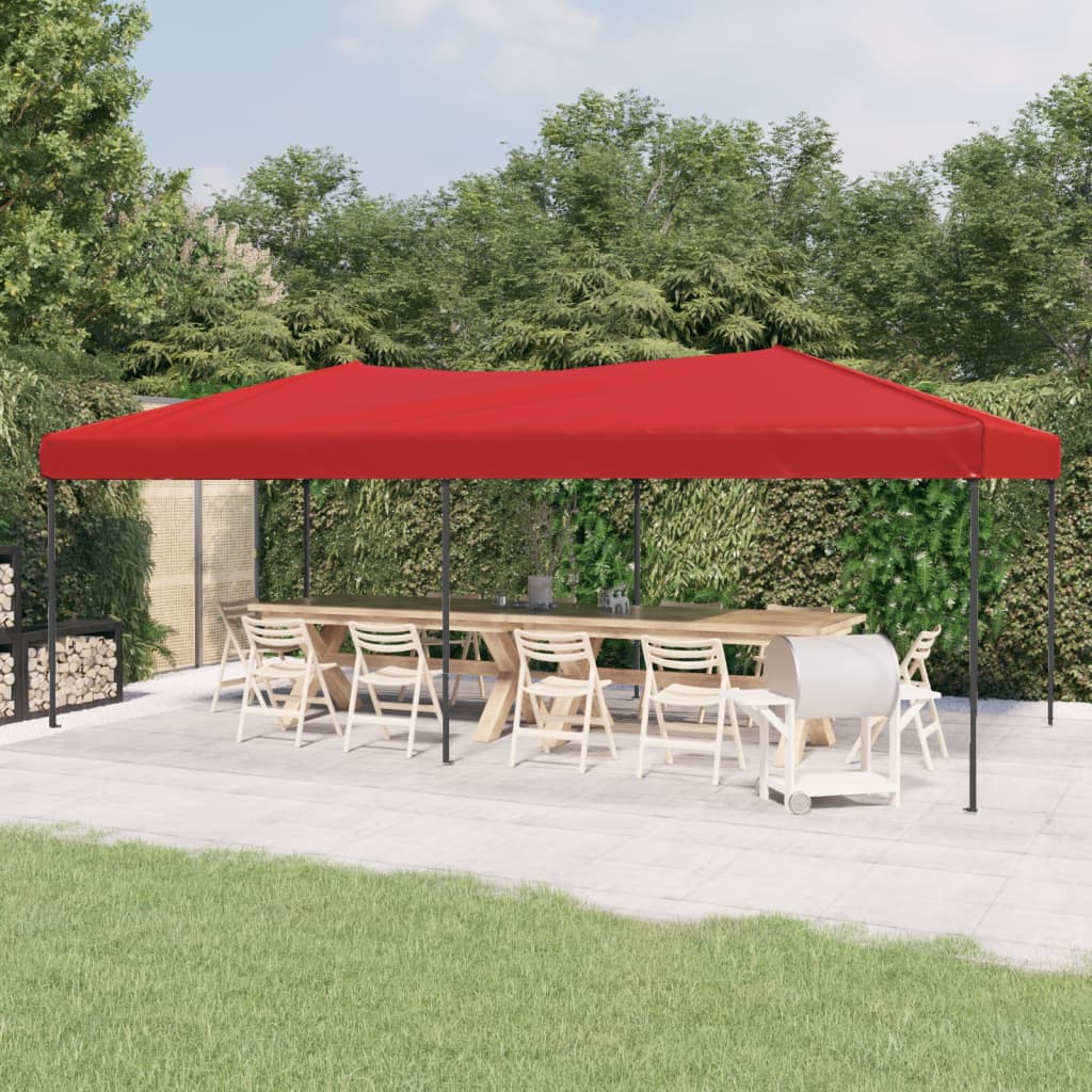 Folding Party Tent Red 3x6 m - R and M Furniture
