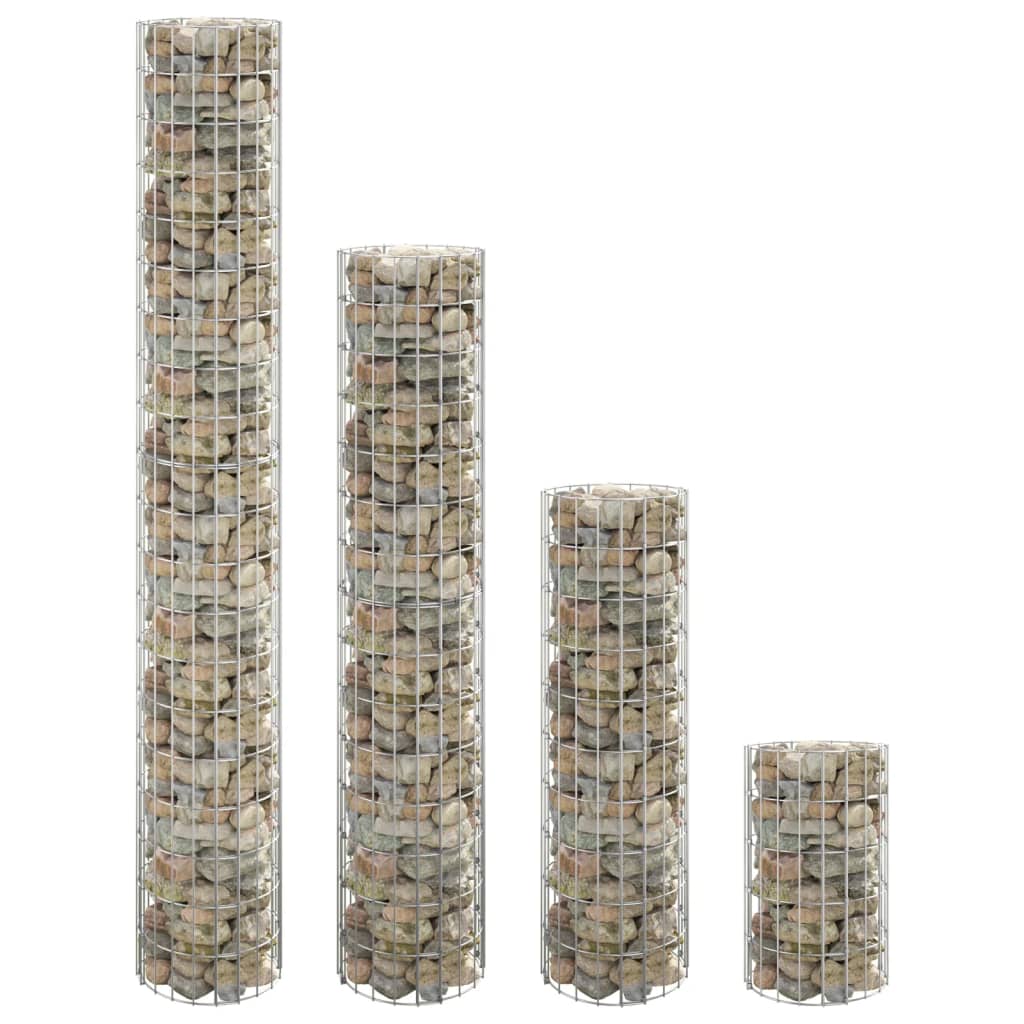 Circular Gabion Raised Beds 4 pcs Ã ̃30x50/100/150/200 cm - Tyrell & Tyrell