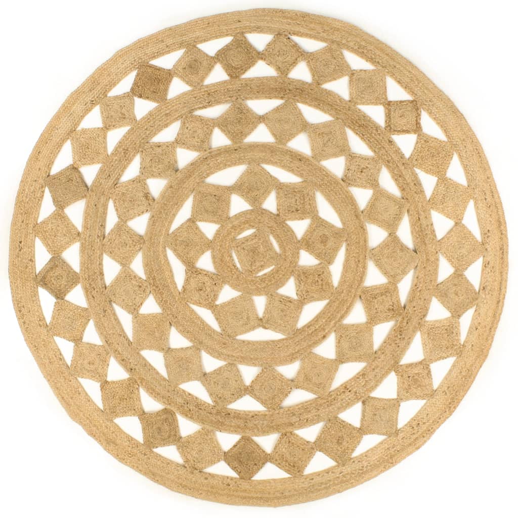 Handmade Rug Braided Jute 210 cm - Sid & Sam