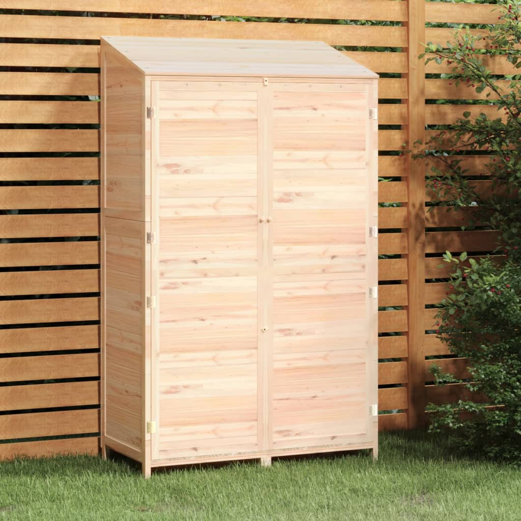 Garden Shed 102x52x174.5 cm Solid Wood Fir - Sid & Sam