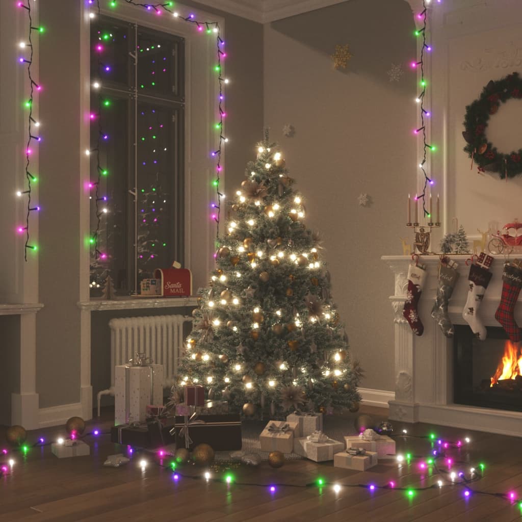 LED String with 150 LEDs Pastel Multicolour 15 m PVC - Decor Base