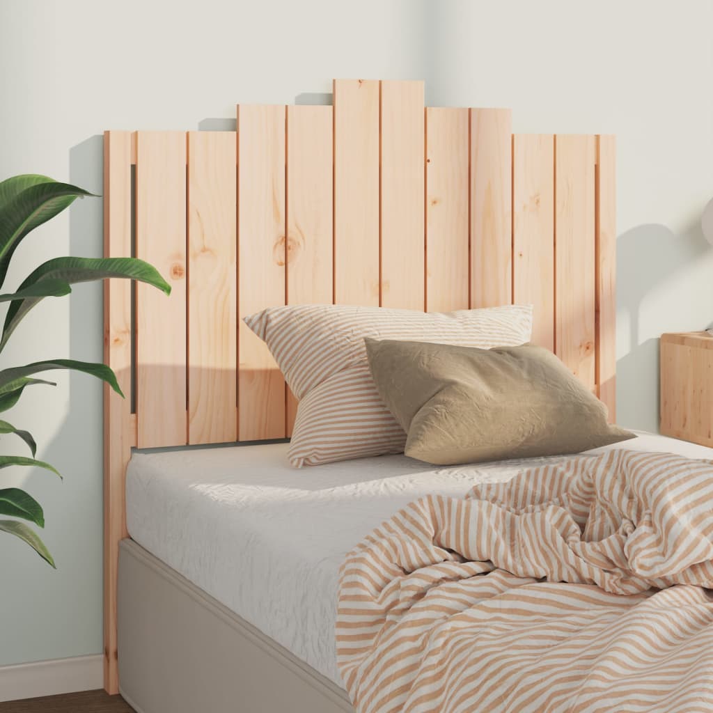 Bed Headboard 106x4x110 cm Solid Wood Pine - Unbeatable Bargains
