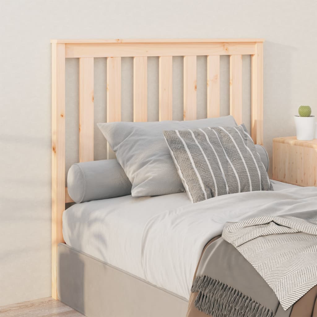Bed Headboard 106x6x101 cm Solid Wood Pine - Brittle & Co