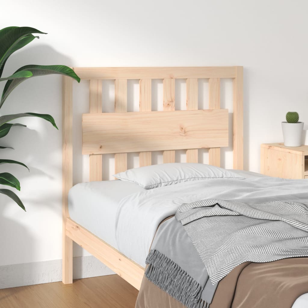 Bed Headboard 95.5x4x100 cm Solid Wood Pine - Sid & Sam